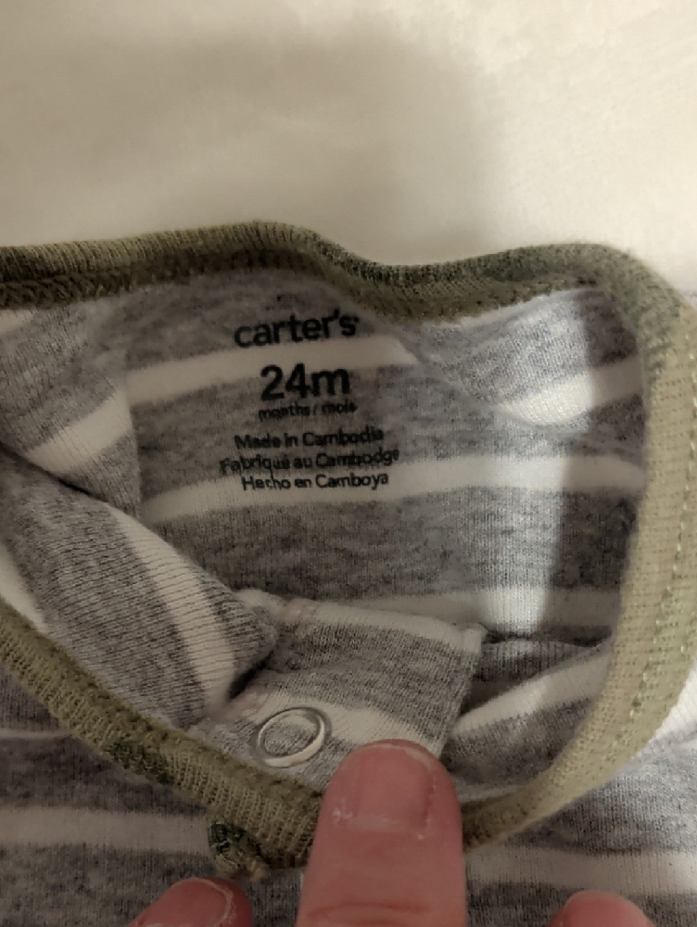 2 - Carter's Baby Rompers - Picture 3 of 8